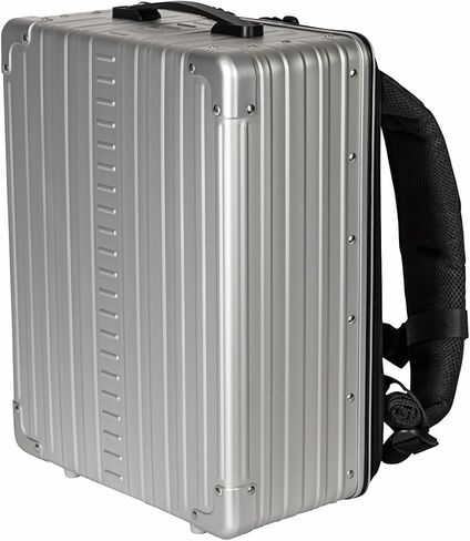 Aleon 17" Hybrid Aluminum Backpack for Men & Women | Fits 15" Laptop | Hard Shell Business Travel Tech, Executive, Gaming, Photographer Backpack (Bronze) in Saudi Arabia