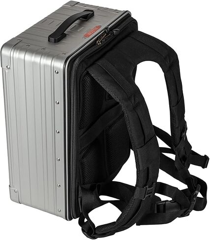 Aleon 17" Hybrid Aluminum Backpack for Men & Women | Fits 15" Laptop | Hard Shell Business Travel Tech, Executive, Gaming, Photographer Backpack (Bronze) in Saudi Arabia
