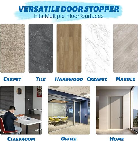 3Pcs Cute Door Stopper, Cartoon Shark Crocodile Whale Animal Door Stop, Decorative Door Wedge for Home and Office Floor(Patent Registering) in Kuwait