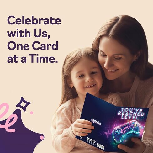 13th Gamer Birthday Cards for Boys Girls - You've Reached Level 13 - Happy 13 Birthday Card for Son Daughter Nephew Niece Grandson, A5 Thirteen Thirteenth Bday Video Game Greeting Cards in Saudi Arabia