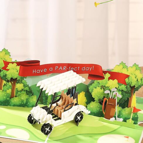 بطاقة عيد ميلاد Golf Funder Golf Folly ، بطاقة عيد ميلاد سعيد لاعبي الغولف - مناسبة للرجال ، الأب ، الزوج ، الجد ؛ بطاقة يوم الآباء في جميع الأداء ، تهانينا ، بطاقة تقاعد مضحكة لرئيس ، زميل في العمل in Kuwait