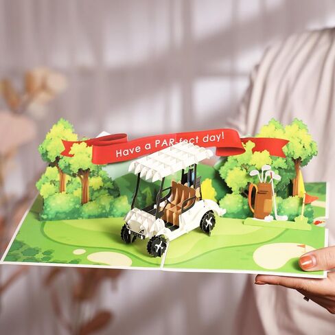 بطاقة عيد ميلاد Golf Funder Golf Folly ، بطاقة عيد ميلاد سعيد لاعبي الغولف - مناسبة للرجال ، الأب ، الزوج ، الجد ؛ بطاقة يوم الآباء في جميع الأداء ، تهانينا ، بطاقة تقاعد مضحكة لرئيس ، زميل في العمل in Kuwait
