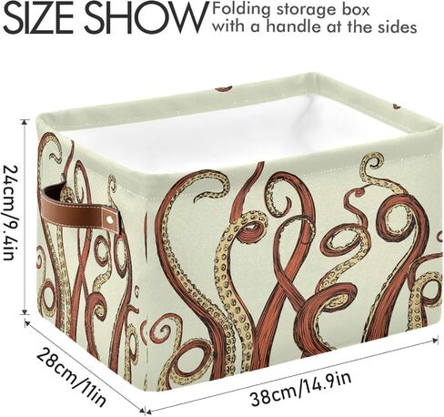 Storage Basket Abstract Animal Zebra Print Storage Cube Box Durable Canvas Collapsible Toy Basket Organizer Bin with Handles for Shelf Closet Bedroom Home Office in Kuwait