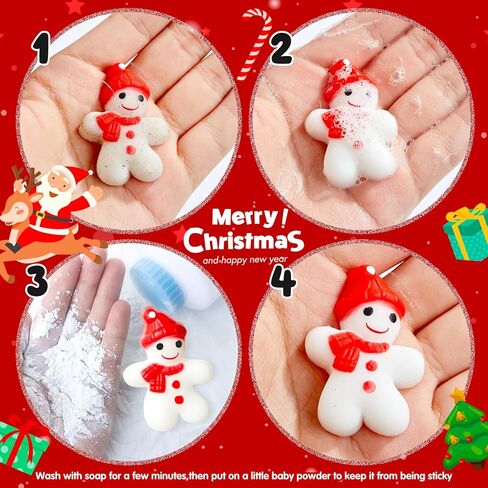 24pcs Mini Mochi Squishy Toys for Party Favors ، Kawaii Fidget Toys لتخفيف الإجهاد ، والحيوانات المكتبية للألعاب الحسية للأطفال ، و Goodie Bag Stuffers for Kids Birthday in Kuwait