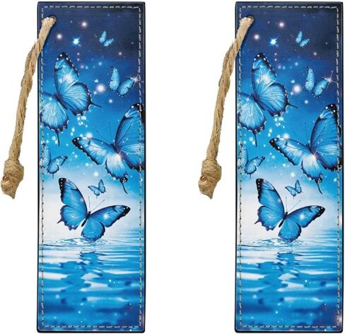 Horse Bookmarks 2 Pieces Book Marks for Women American Flag Page Markers with String Scripture Book Marks for Home School Office Leather Bookmarks in Saudi Arabia