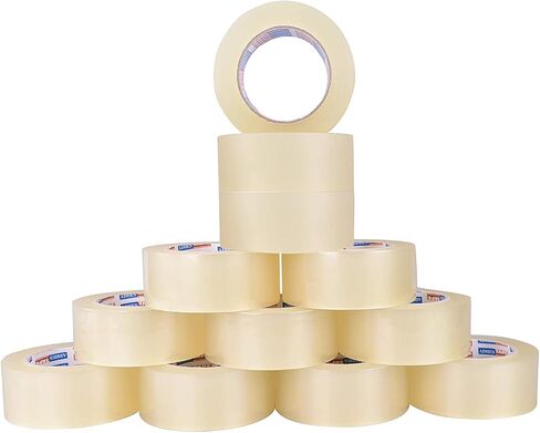 ADHES Packing Tape for Shipping Packaging Moving Boxes,1.88 in x 100 Yard x 2.6 Mil, 60 Rolls in Kuwait