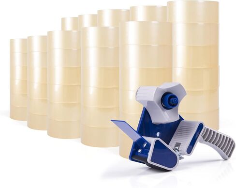 ADHES Packing Tape for Shipping Packaging Moving Boxes,1.88 in x 100 Yard x 2.6 Mil, 60 Rolls in Kuwait