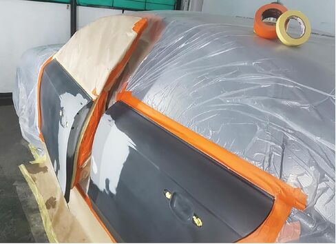 1.5 Inch (36mm) Premium High Performance Automotive Orange 207 Masking Tape (2 Rolls) in Saudi Arabia