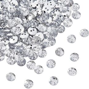 OLYCRAFT 500pcs Faceted Buttons 2-Hole Sewing Buttons 10mm Acrylic Crystal Buttons for Cloths Jewelry Making and DIY Crafts