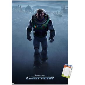 Trends International Disney Pixar Lightyear - Buzz Lightyear One Sheet Wall Poster, 22.375" x 34", Poster & Mount Bundle