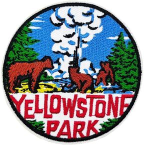 Yellowstone National Park Travel Traveler Embroidered Sew On Iron On Patch