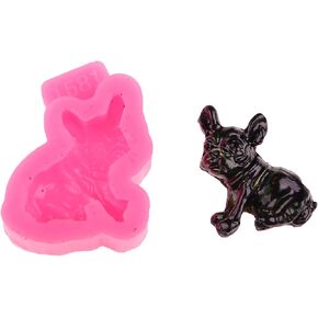 Angel Wings Cute Dog Shape Silicone Mold Big Ear Dog Resin Mold Soap Mold DIY Epoxy Resin Casting Molds