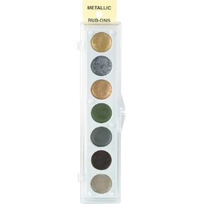 Craf-T Products Metallic Rub-On Paint Set 7 Colors Kit #2