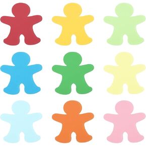 PATIKIL Bulletin Cutouts Paper, 36 Pcs Footprint Shaped Bulletin Board Paper Cut Outs Decorations for Classroom DIY Crafts Projects Party Supplies, Multicolored in Saudi Arabia