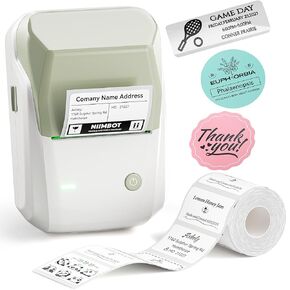 NIIMBOT B1 Label Maker Machine with Tape, Thermal Label Printer Easy to Use for Office, Home, Business, 2 Inch Label Maker with 2'' x1.18'' Labels-230pcs/Roll