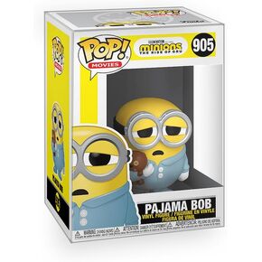 Movies: Minions - Pajama Bob in The Rise of Gru Vinyl Figure Bundle with Compatible Funko Pop Box Protector
