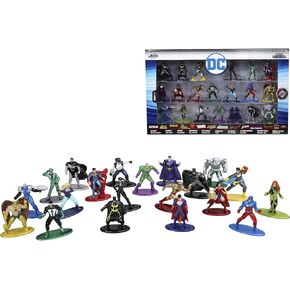 Jada Toys DC Comics 1.65"" Die-cast Metal Collectible Figures 20-Pack Wave 4, Toys for Kids and Adults (32391), Blue