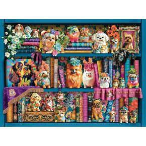 Ravensburger Precious Porcelain Pups 500 Piece Jigsaw Puzzle | Sturdy, Glare-Free Design | FSC-Certified Sustainable Product