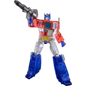 yolopark transformers G1 Optimus Prime Action Figure-transparent نسخة ، 7.87 بوصة من ألعاب Optimus Prime Transformer للغاية للأعمار 15 وما فوق ، بدون تحويل