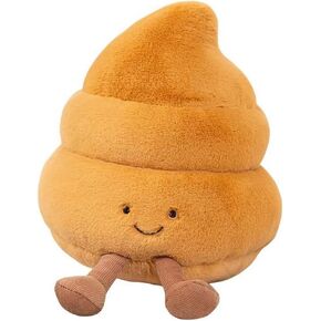 Funny Toilet Bowl Plush Toy, Soft Toilet Bowl Shaped Pillow for Couch, Novelty Stuffed Plush Pillow Fun Gift for Kids, Boys,Girls