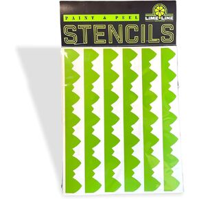 Lime Line Dragon Scales Airbrush Stencil للطلاء المخصص