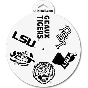 LSU Small Fanatic Stencil Wheel - LSUOOS-701