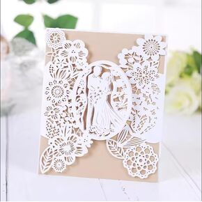 Wedding Card Frame Metal Die Cuts Cutting Dies Paper Cards Cutting Dies Cut Stencils for DIY Embossing Card Making Book Tags Decorative Paper Dies Scrapbooking