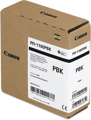 Canon PFI-1100 (0850C001AA) Standard Yield Ink (Photo Black) in Retail Packaging in Saudi Arabia