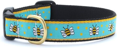UP Country Bee Dog Collar ، Small (9 " - 15") ، عرض ضيقة 5/8 " in Kuwait