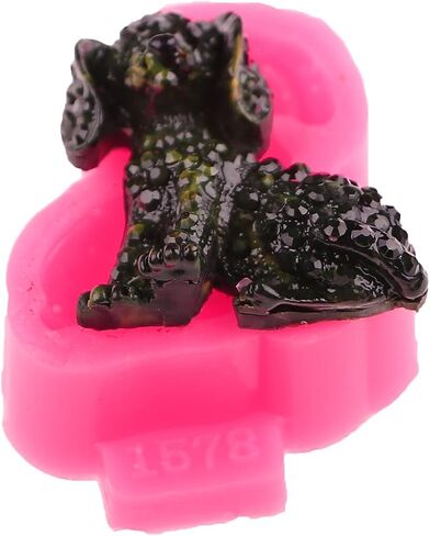 Angel Wings Cute Dog Shape Silicone Mold Big Ear Dog Resin Mold Soap Mold DIY Epoxy Resin Casting Molds in Saudi Arabia