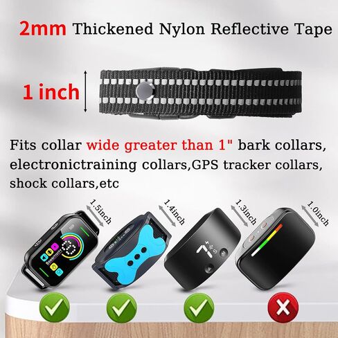 Collar Replacement Strap Reflective Dog Bark Collar Strap Replacement Collar Adjustable Safe Training Collar Replacement Strap for Small Medium Large Dog (Green) in Saudi Arabia