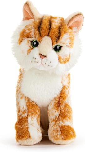 DEMDACO Orange and White Cuddly Maine Coon Cat Children's Plush Stuffed Animal in Saudi Arabia