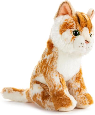 DEMDACO Orange and White Cuddly Maine Coon Cat Children's Plush Stuffed Animal in Saudi Arabia