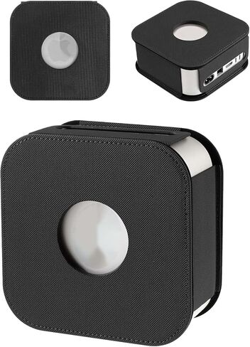 Case Cover for Mac Mini M4 / M4 Pro 2024, Personalized Leather Protective Cover Compatible with Mac Mini M4 / M4 Pro 2024,Shockproof,Dustproof, Waterproof,Anti-Scratch (Black) in Saudi Arabia