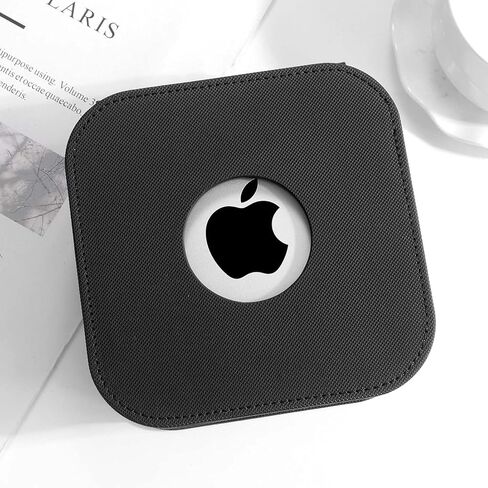 Case Cover for Mac Mini M4 / M4 Pro 2024, Personalized Leather Protective Cover Compatible with Mac Mini M4 / M4 Pro 2024,Shockproof,Dustproof, Waterproof,Anti-Scratch (Black) in Saudi Arabia