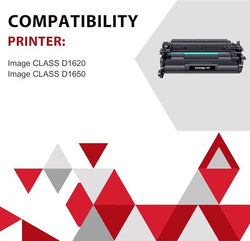 121 Black Toner Cartridge High Yield 4 Pack Compatible Replacement for Canon 121 CRG-121 CRG121 D1620 Toner for imageCLASS D1620 D1650 1620 1650 Printer in Kuwait