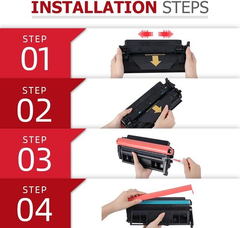 121 Black Toner Cartridge High Yield 4 Pack Compatible Replacement for Canon 121 CRG-121 CRG121 D1620 Toner for imageCLASS D1620 D1650 1620 1650 Printer in Kuwait