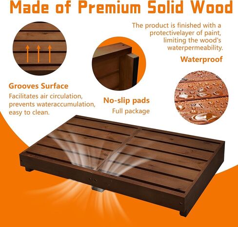 ارتفاع البراز الخشبي الداخلي 3.5 '' ، خطوات في الهواء الطلق مع منصات غير قابلة للانزلاق ، خطوة للخارج ، براز خطوة السلامة للحمام ، المطبخ ، السرير (أسود) in Kuwait