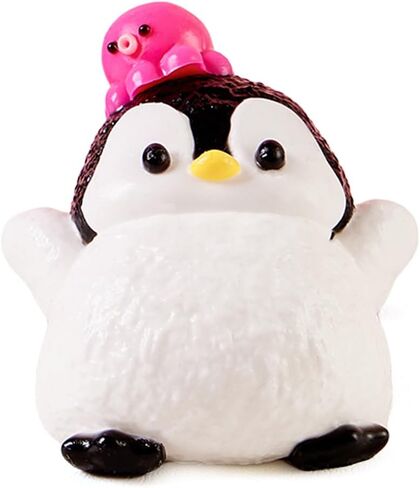Cute Animals Taba Squishy Toys for Kids & Adults – Kawaii Stress Relief Fidget Sensory Toys, Soft Silicone Squeeze Gifts for Children, Teens, and Adults (Penguin) in Saudi Arabia