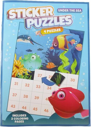 Making the Grade Sticker Puzzle Book with 4 Puzzles and 2 Coloring Pages (Princess) in Saudi Arabia