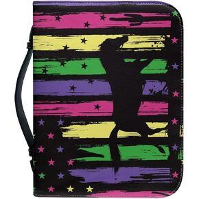 Flashideas Fashion Portable Leather Bible Covers for Women Durable Carrying Bible Accessories