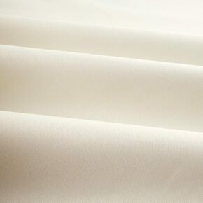Roc-lon 54 Inch Blackout Drapery Lining, White/Ecru Cut by The Yard