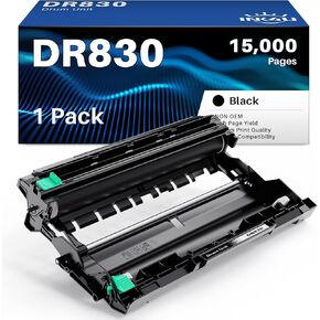INK4U DR830 Drum Unit for Compatible Replacement for DR830 DR-830 Drum Unit for HL-L2400D HL-L2460DW HL-L2405W HL-L2465DW HL-L2480DW DCP-L2640DW MFC-L2820DW Printer, 1 Pack, Not Toner
