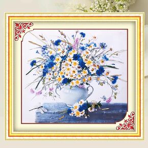 Ribbon Embroidery Kit Yixiang DIY Wall Decor 3D Painting Needle Work No Frame Yixiang