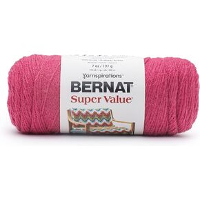 Bernat Super Value Solid Yarn-Tulip Pink 164053-53804