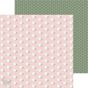 Matty's Crafting Joy Floral Cardstock 12x12 Double Sided Scrapbook Paper, Pack of 10 Patterned CardStock Paper, 90lb (Cover)