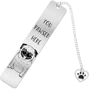 French Bulldog Book Markers for Women, Cute Bookmark Funny Bookmark Metal Bookmarks for Reading Women Men, French Bulldog Gifts for Dog Lovers Women, Gifts for Readers Book Lovers Women