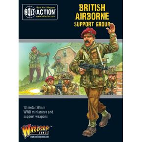 Bolt Action WWII Wargame Allies British Airborne Support Group Miniatures