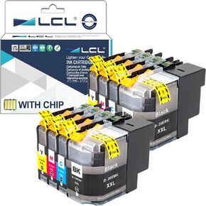 LCL LC20E 8PK Super High Yield XXL Ink Replacement for Brother LC20E LC20EXXL Ink Cartridges Work with Brother MFC-J5920DW MFC-J985DW MFC-J775DW Printer (2Black 2Cyan 2Magenta 2Yellow)
