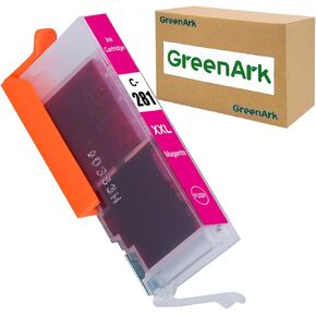 GREENARK 1 Pack Replacement for Canon CLI-281 CLI-281XXL C Cyan Compatible Ink Cartridges Ink Tank use with Canon PIXMA TR8520 TS9120 TS8120 TS6120 TR7520 TS6220 TS8220 TS9520 TS9521C Printers